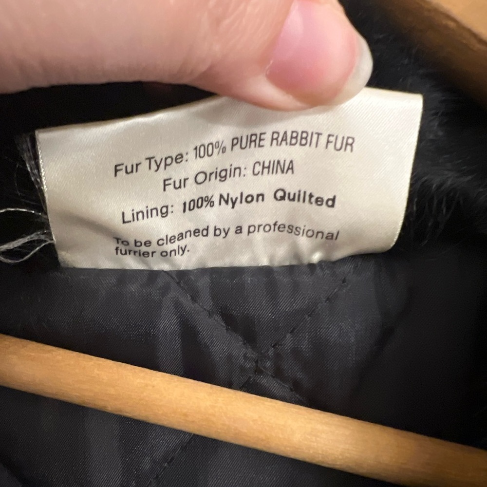 Vintage Rabbit fur coat - Picture 4 of 10